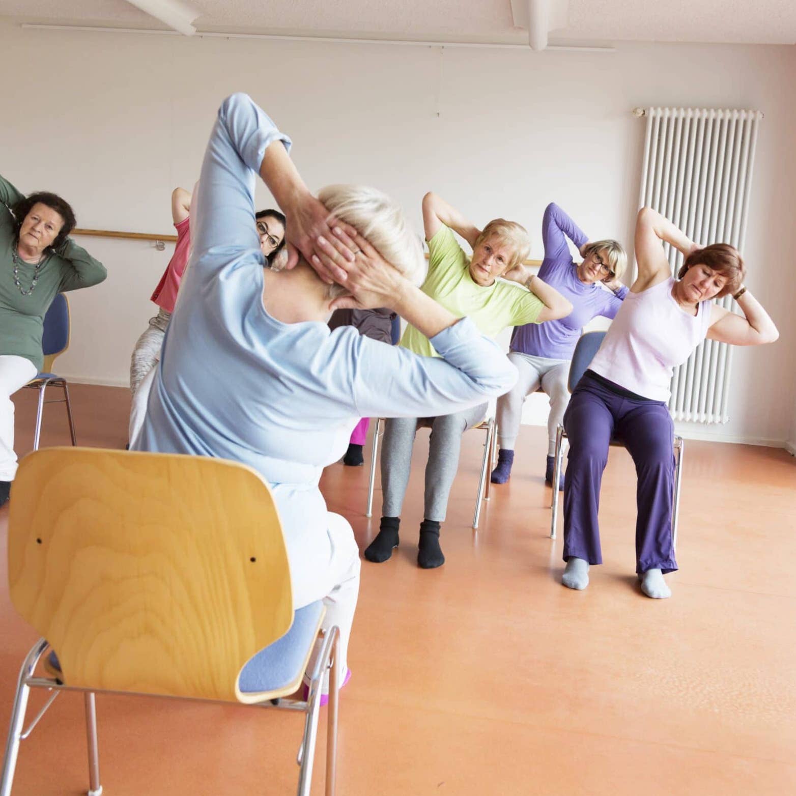 Chair Yoga class